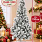 PINO DE NAVIDAD VERDE NEVADO  (1.5MTS)MOD# 15ANE-33X0🎄 - Miniatura 1