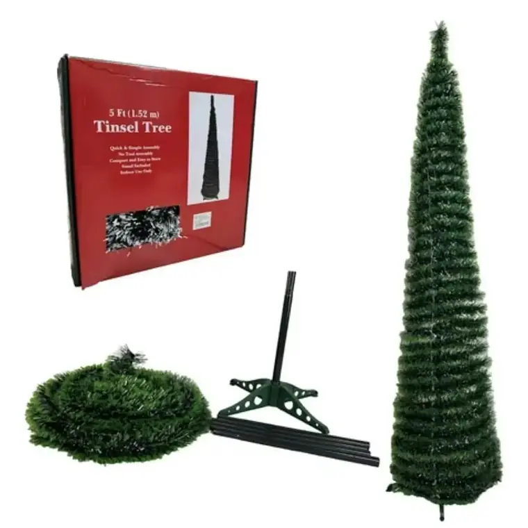PINO VERDE Y CON PUNTAS BLANCAS PLEGABLE CON LUZ LED(1.5MTS) MOD# 15LY1-22X5,1 3