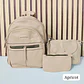 COMBO JUVENIL (3PZ) MOCHILA+MARICONERA+MONEDERO GRENOBIL PARA DAMA MOD# AJN334 - Miniatura 4