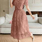 FALDA CON CON BLUSA  TALLA CH COLOR ROSA PALO - Miniatura 3