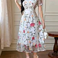 VESTIDO BLANCO CON FLORES TALLA CH - Miniatura 1
