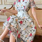 VESTIDO BLANCO CON FLORES TALLA CH - Miniatura 2