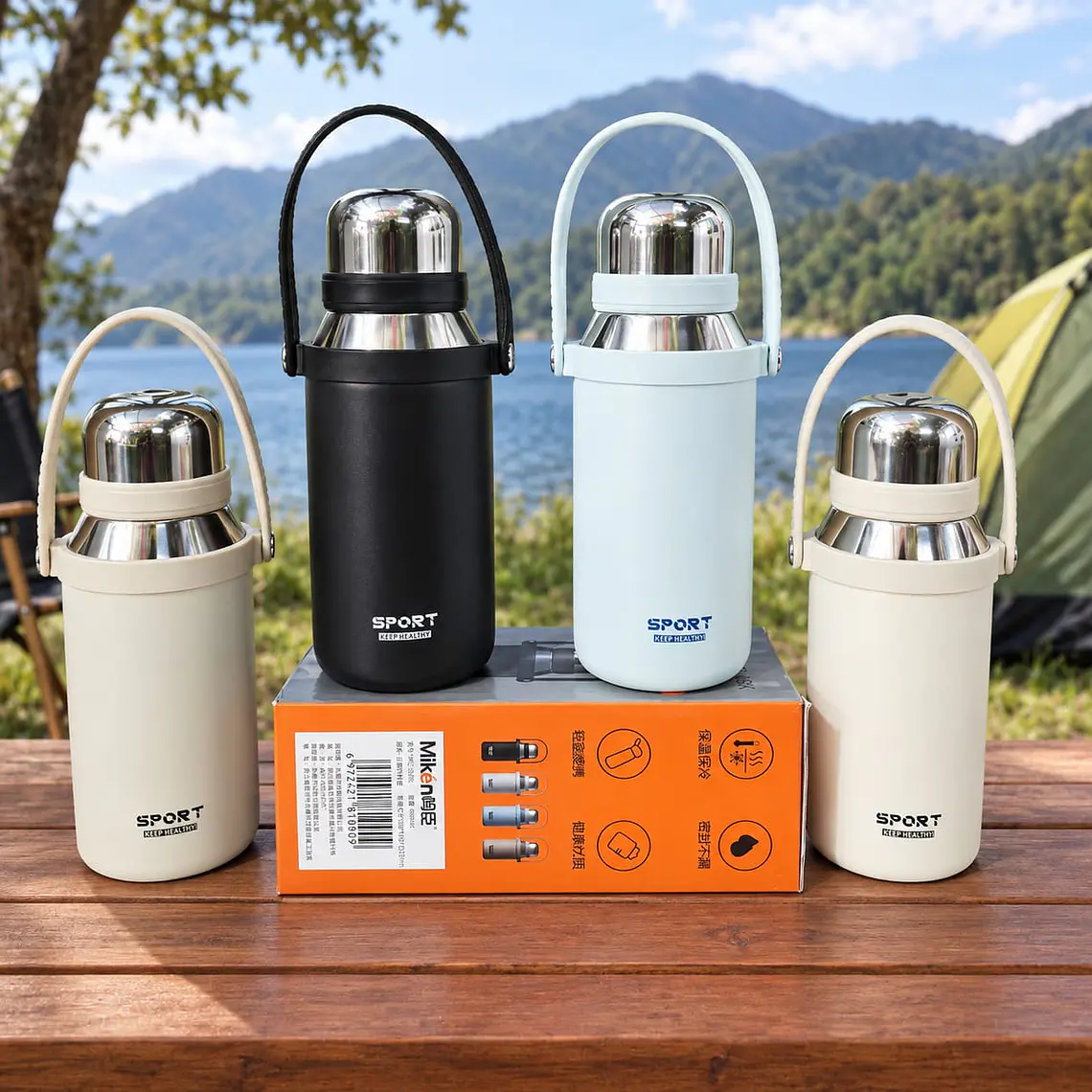 TERMO 800ML VACUUM FLASK  MOD#  MC-2606 🥤 1