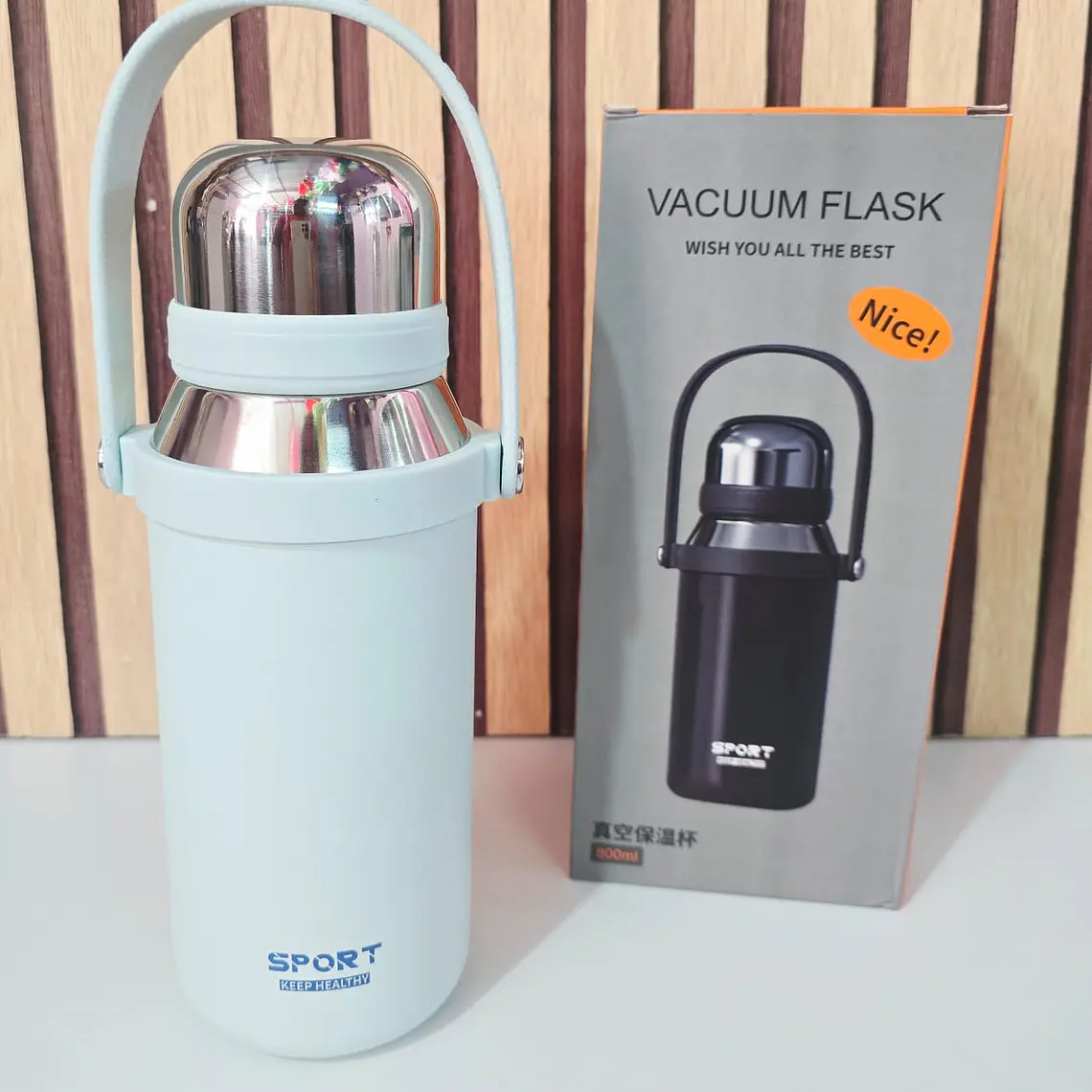 TERMO 800ML VACUUM FLASK  MOD#  MC-2606 🥤 2