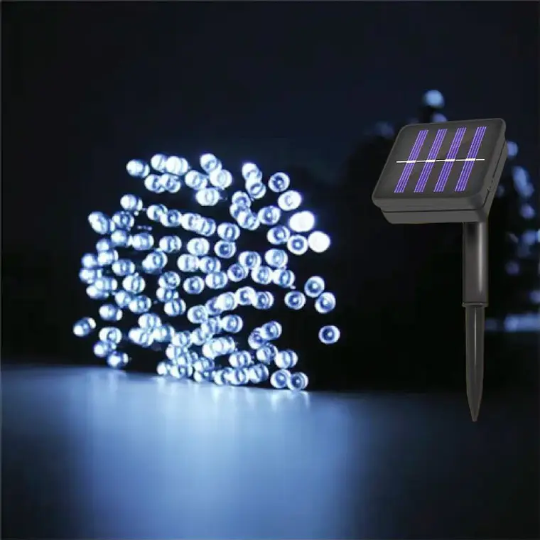 10MTS SERIE SOLAR LUZ BLANCA Y COLORES MOD# TS-8509🎄🎅🏻 2