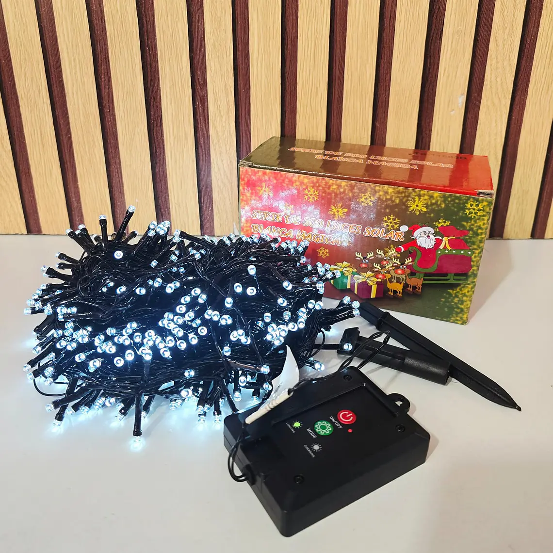 24.60MTS SÉRIE SOLAR LUZ CÁLIDA MOD# TS-11605CAL🎄 5