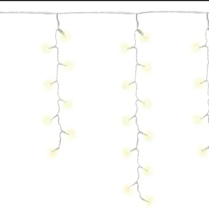 9 MTS CASCADA SOLAR LUZ CÁLIDA (400L) MOD# TS-11704CAL