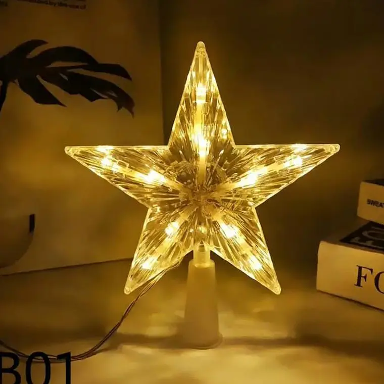 ESTRELLA PARA DECORACIÓN LUZ CÁLIDA Y DE COLORES MOD# 2648  ⭐ 3