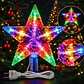 ESTRELLA PARA DECORACIÓN LUZ CÁLIDA Y DE COLORES MOD# 2648  ⭐ - Miniatura 4
