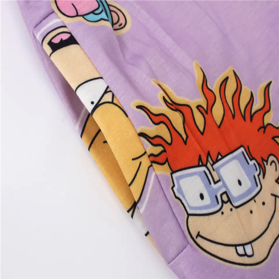 Jogger Unisex Rugrats morado (pequeño detalle en la tela) 6