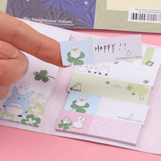 Memo Pad adhesivo Totoro verde