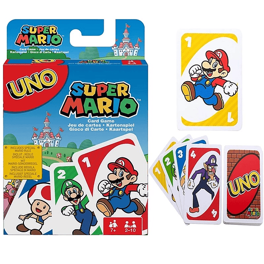 Preventa Juego de cartas UNO Super Mario Bros 