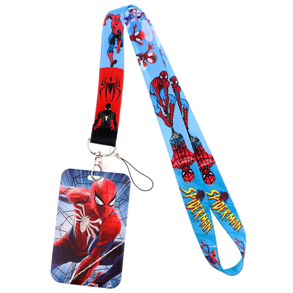 Preventa Portacredencial Vertical + Lanyard Spiderman 3