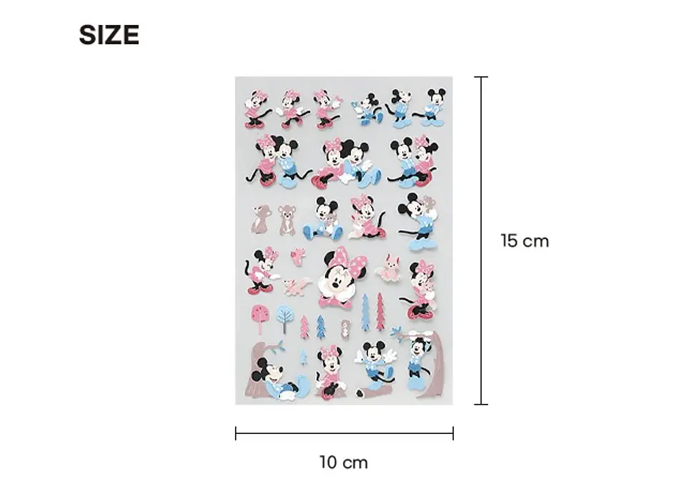 Set Stickers Minnie and Mickey modelo 2 5