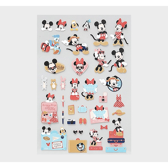 Set Stickers Minnie and Mickey modelo 3