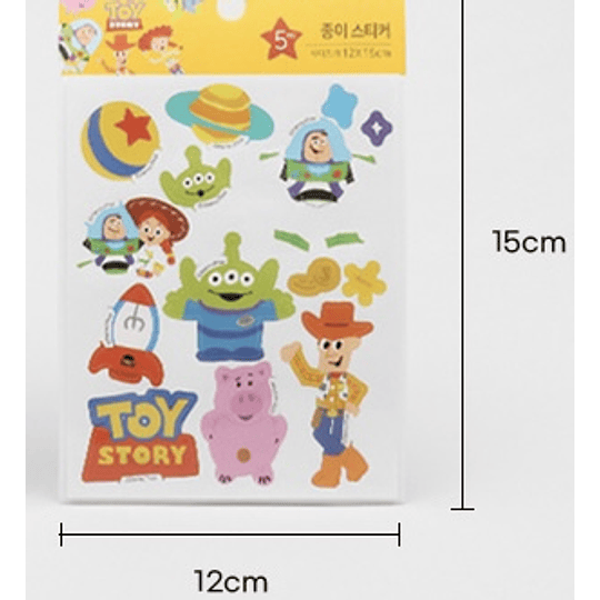 Set Stickers Toy Story modelo 2