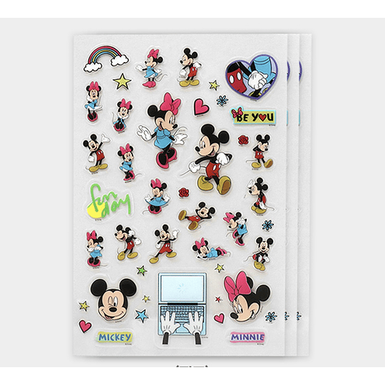 Set Stickers Minnie and Mickey modelo 1