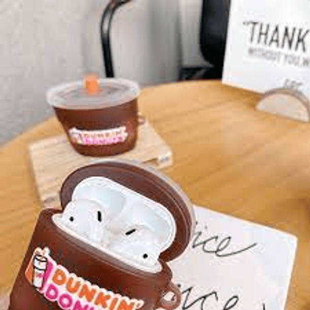 Preventa Carcasas Airpods Dunkin donuts cafe 3