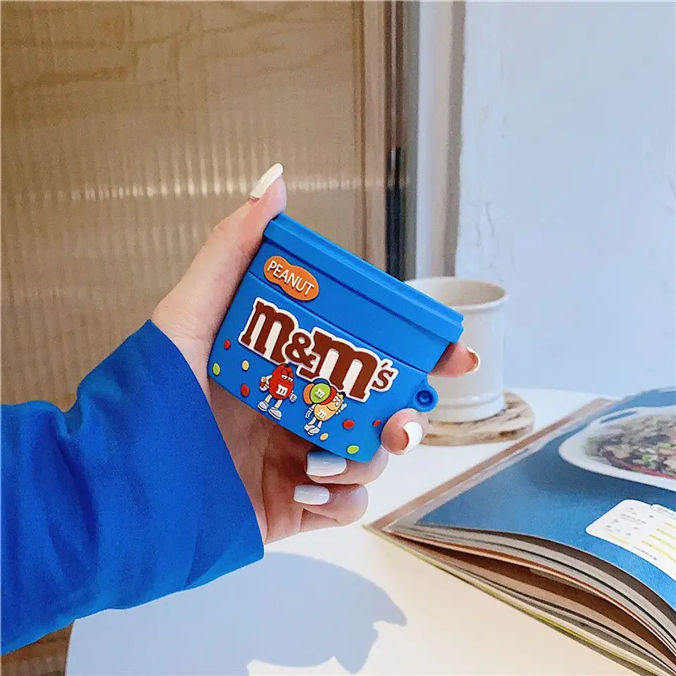 Preventa carcasas Airpods M&M Chocolates 4