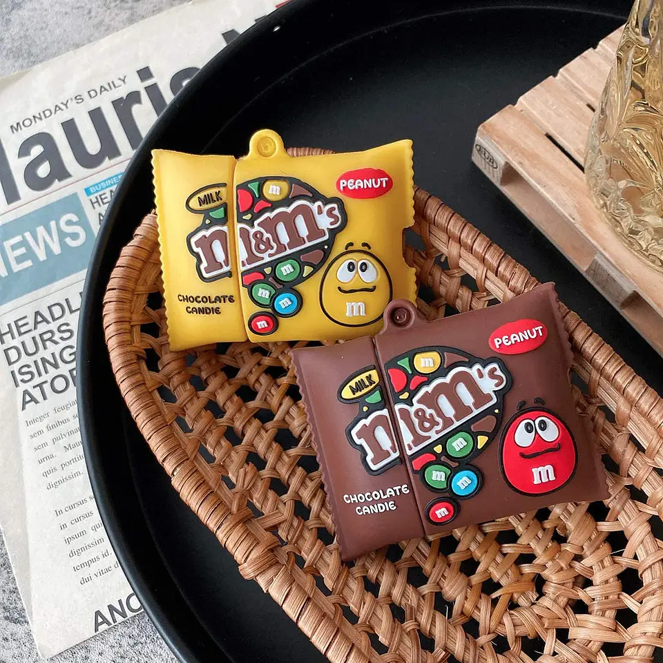 Preventa carcasas Airpods M&M Peanut 3