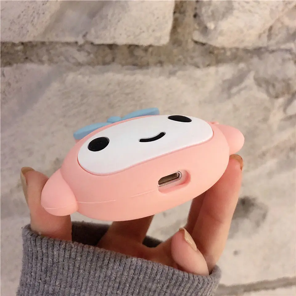 Preventa carcasa Airpods Kuromi and Melody 5