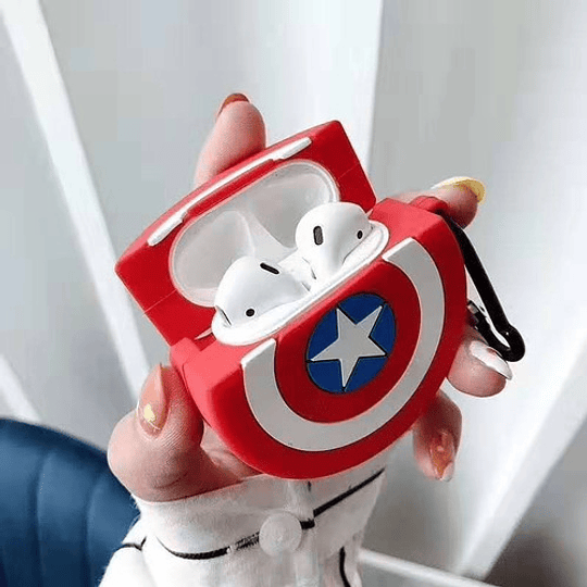 Preventa carcasa Airpods Capitán América