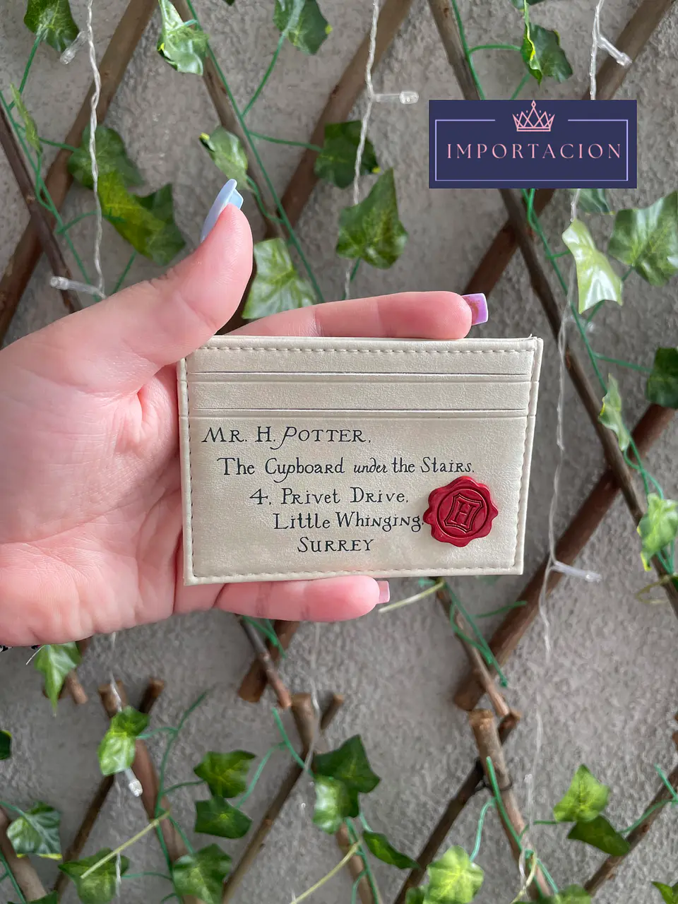 Preventa tarjetero Carta Harry Potter de Hogwarts 1