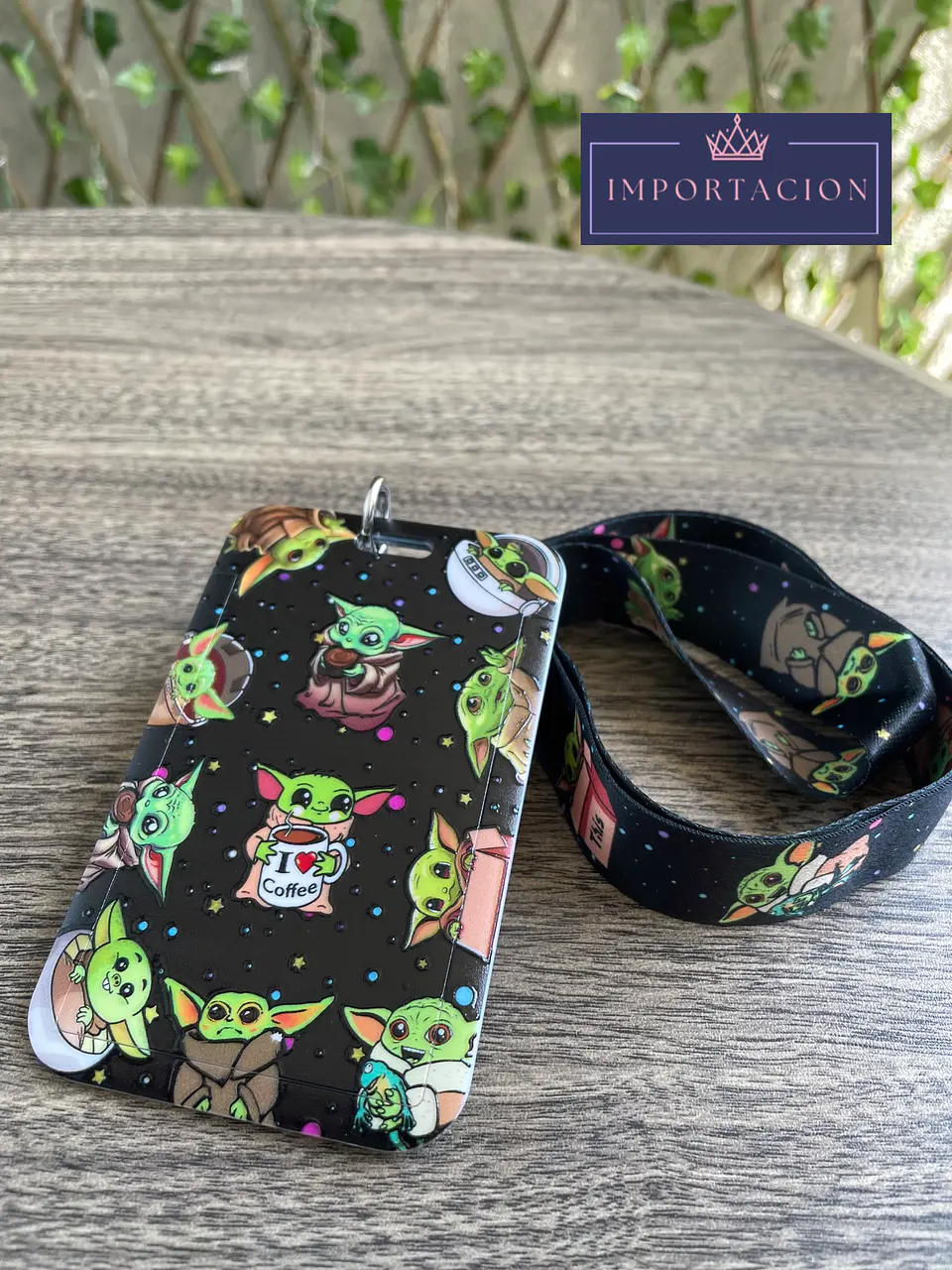 Preventa Portacredencial + Lanyard Baby Yoda 1