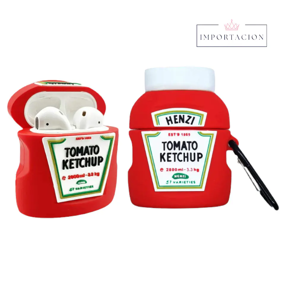 Preventa carcasa Airpods Ketchup Henzi 1