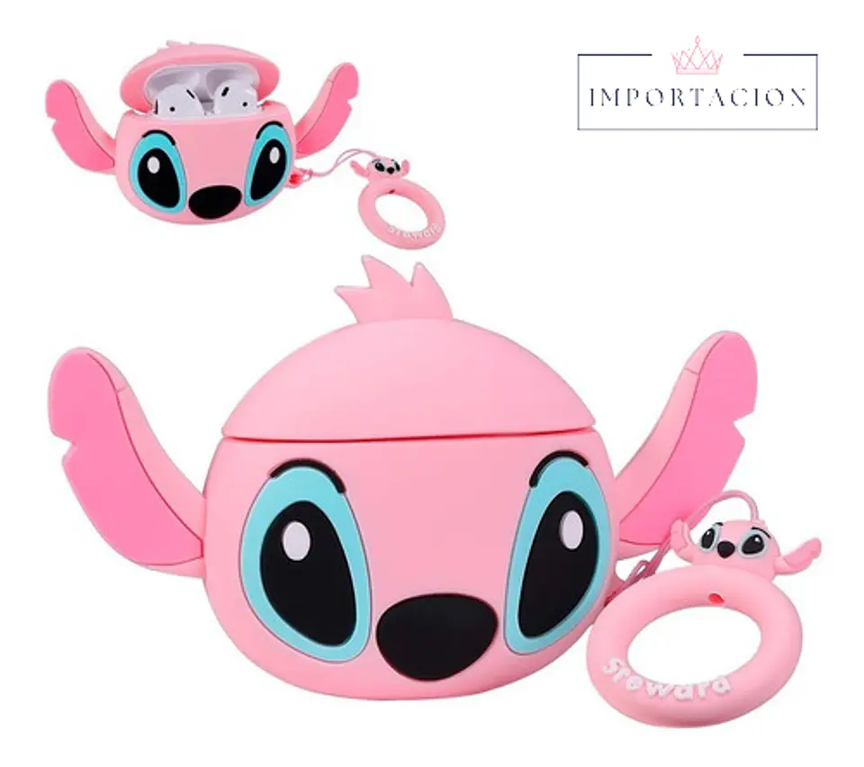 Preventa carcasa Airpods Stitch & Angel 5
