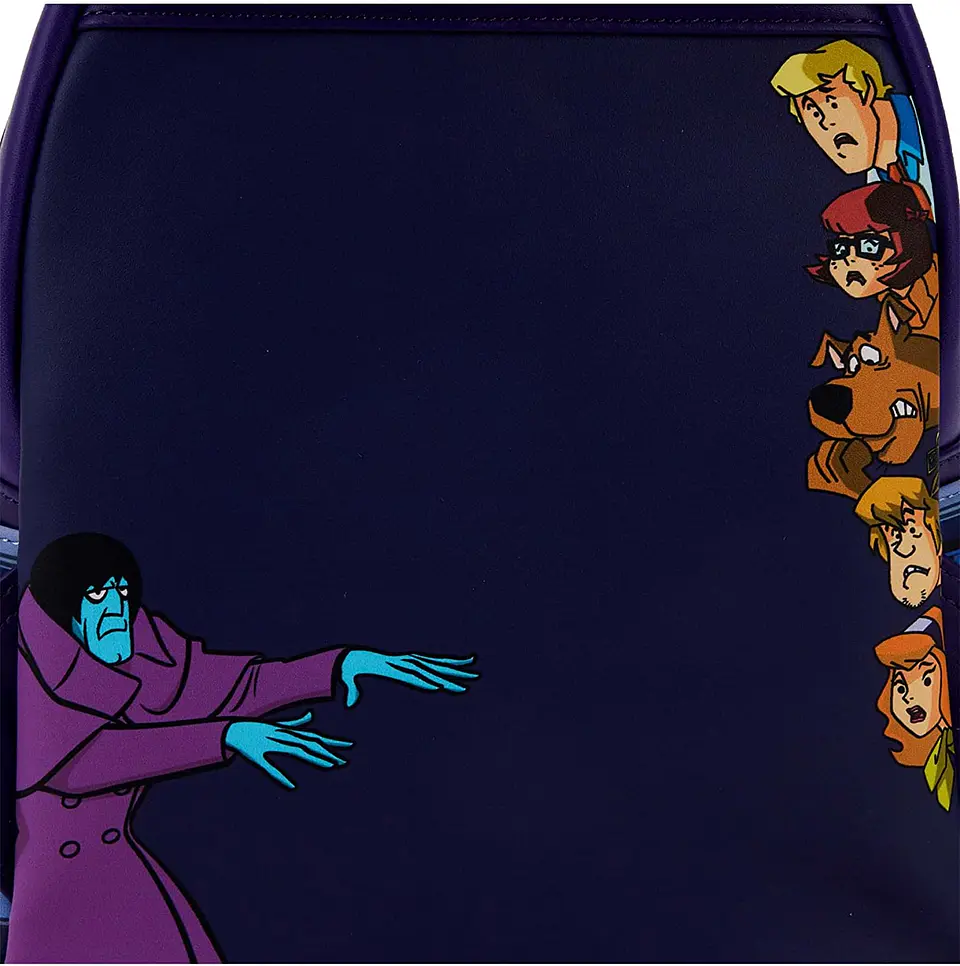 Preventa Mochila Loungefly Scooby Doo Brilla en la Oscuridad 9