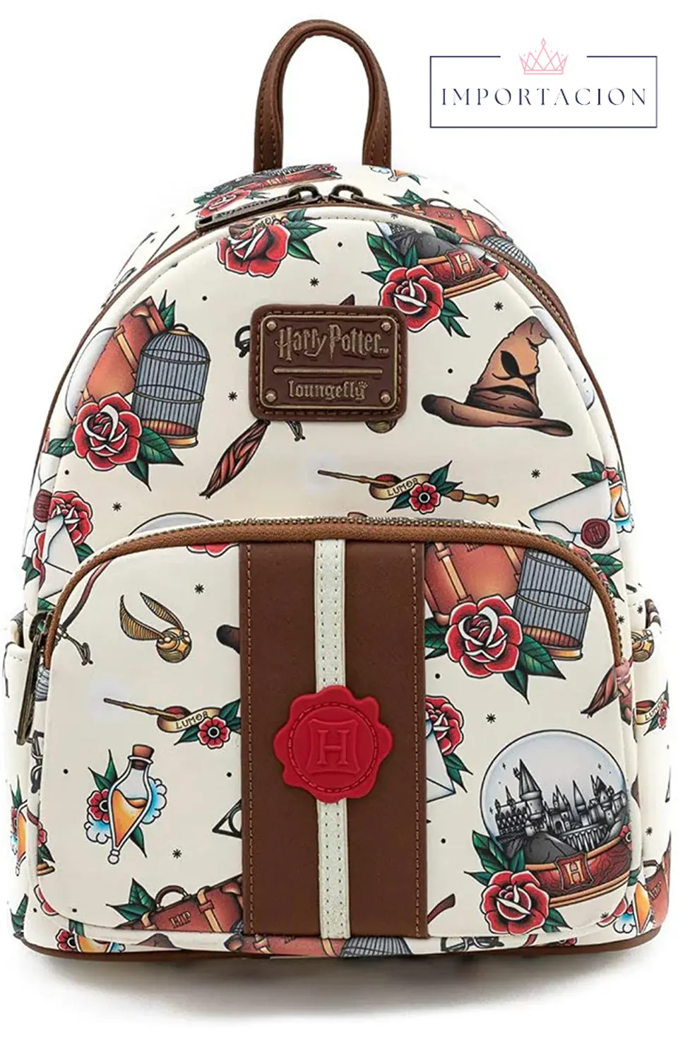 Preventa Mochila Loungefly  Carta Hogwarts Harry Potter 6