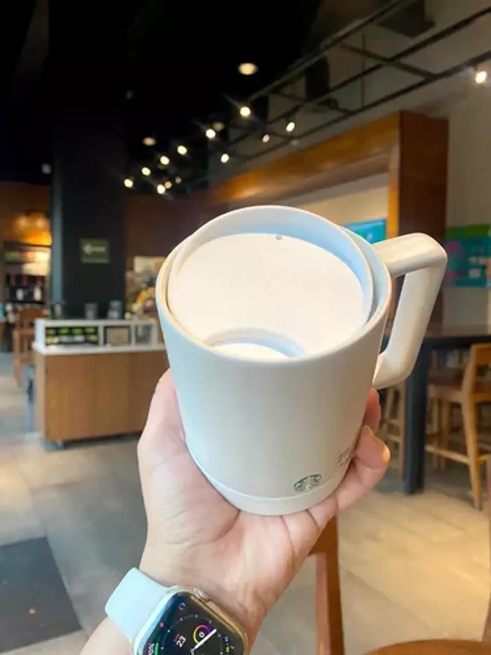 Taza Mug Starbucks Blanco Ceramico 355 ml 2