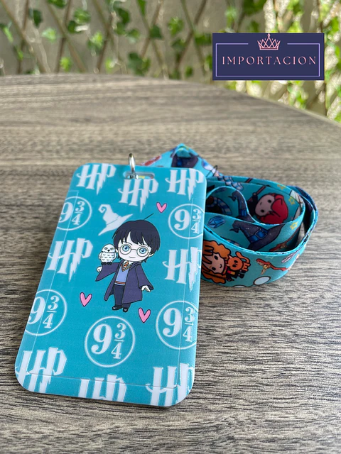 Preventa Portacredencial + Lanyard Harry Potter Anime