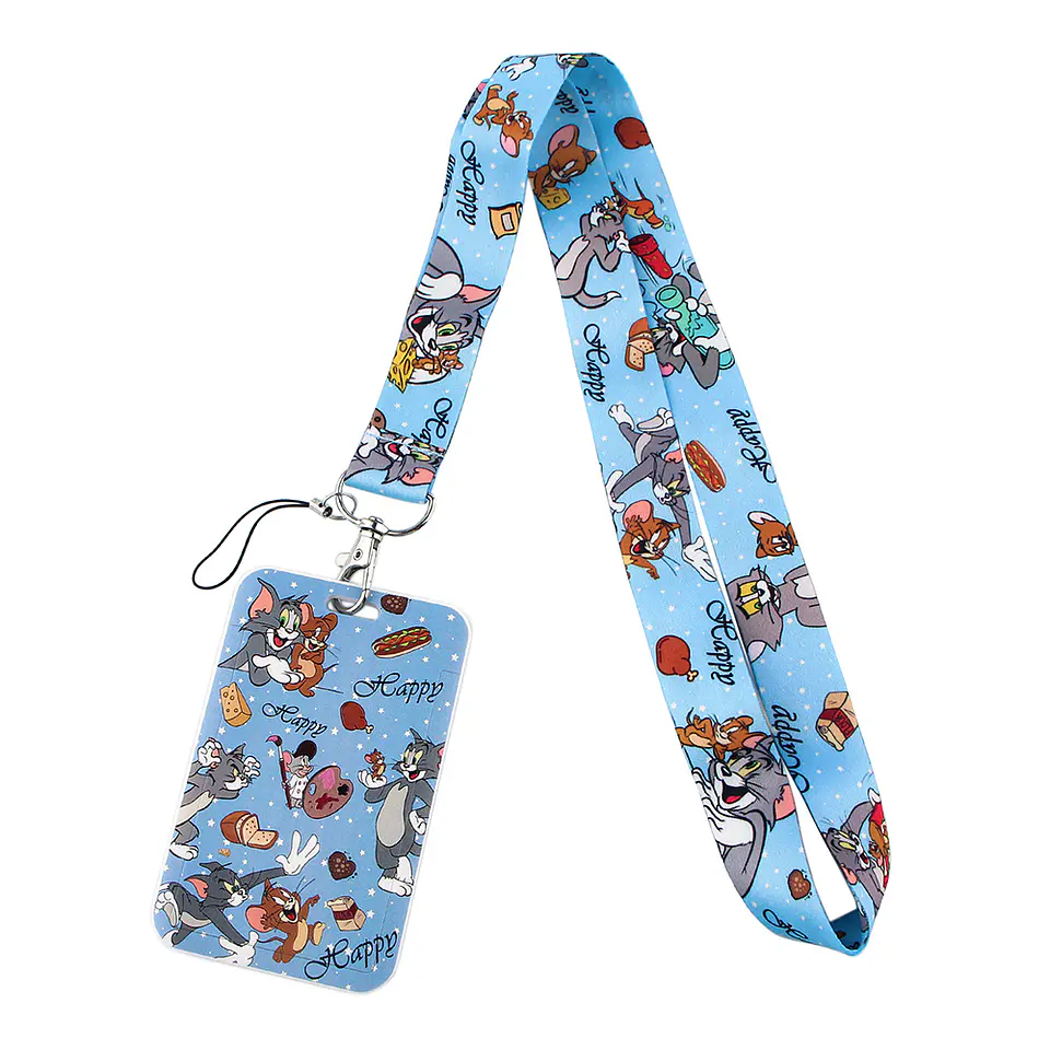 Preventa Portacredencial Vertical + Lanyard Tom & Jerry 3