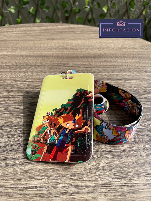 Preventa Portacredencial Vertical + Lanyard Hey Arnold!