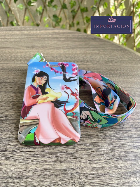 Preventa Portacredencial Vertical + Lanyard Mulan