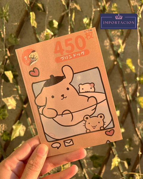 Preventa Set Librito De 450 Stickers San Rio Varios Personajes