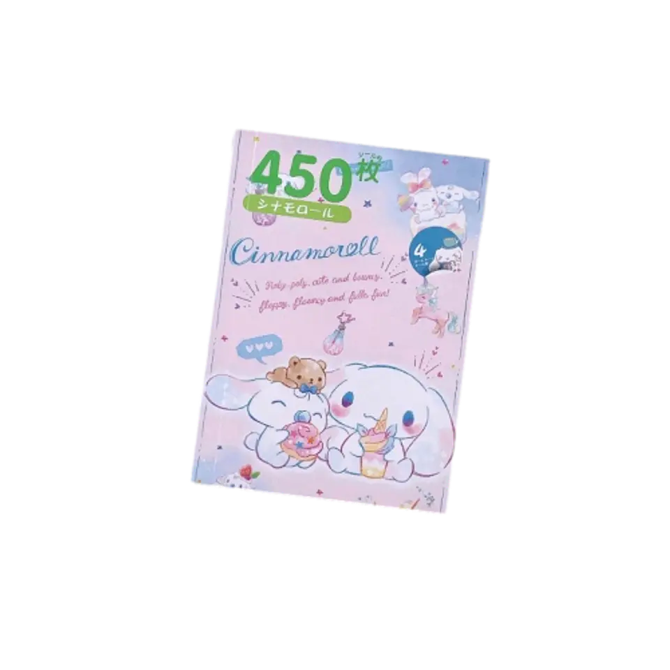 Preventa Set Librito De 450 Stickers San Rio Varios Personajes 10