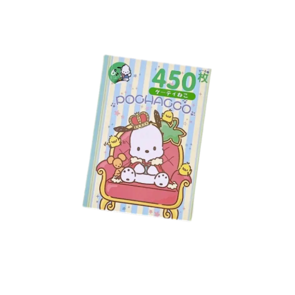 Preventa Set Librito De 450 Stickers San Rio Varios Personajes 15