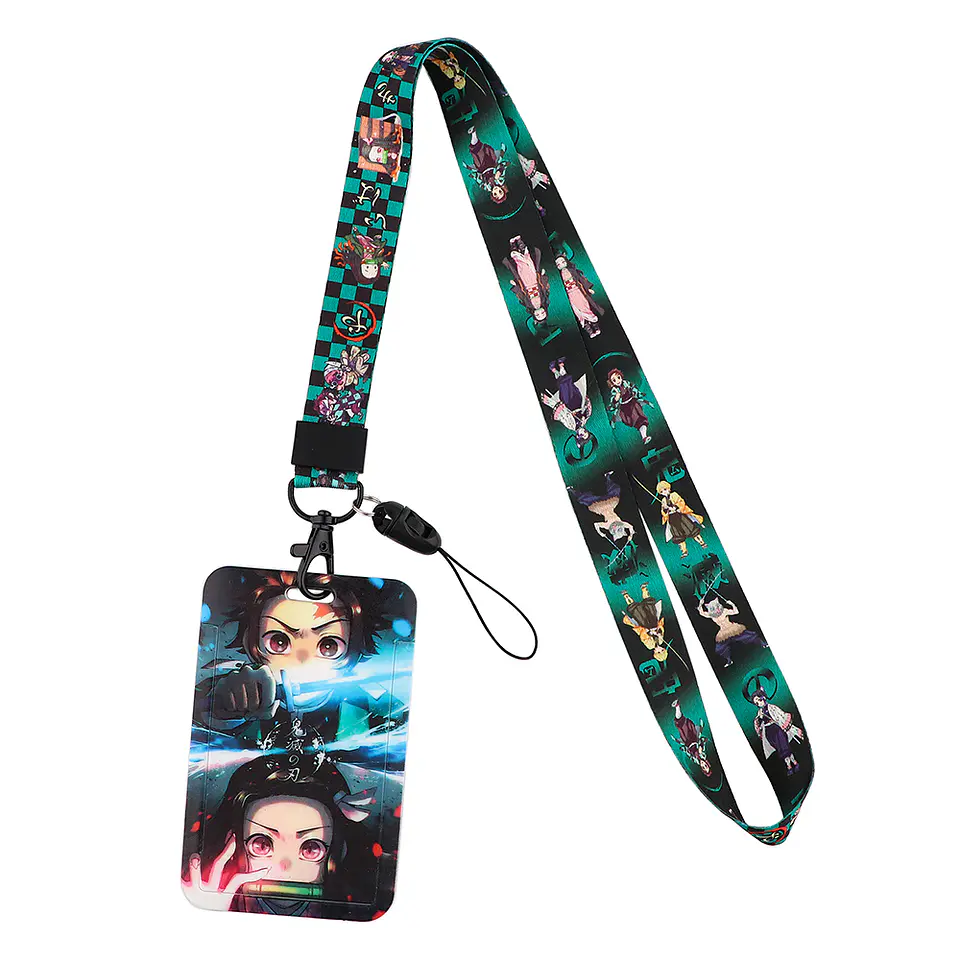 Preventa Portacredencial Vertical + Lanyard Demon Slayer 3
