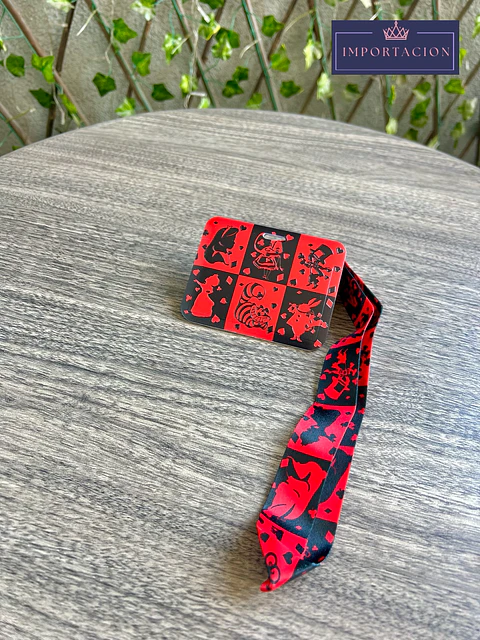 Preventa Portacredencial Horizontal + Lanyard Alice in the wonderland
