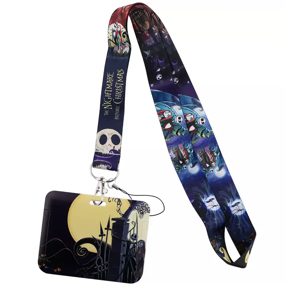 Preventa Portacredencial Horizontal + Lanyard Jack Skellington 6