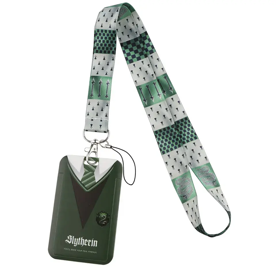 Preventa Portacredencial + Lanyard Uniforme Casas Harry Potter 8