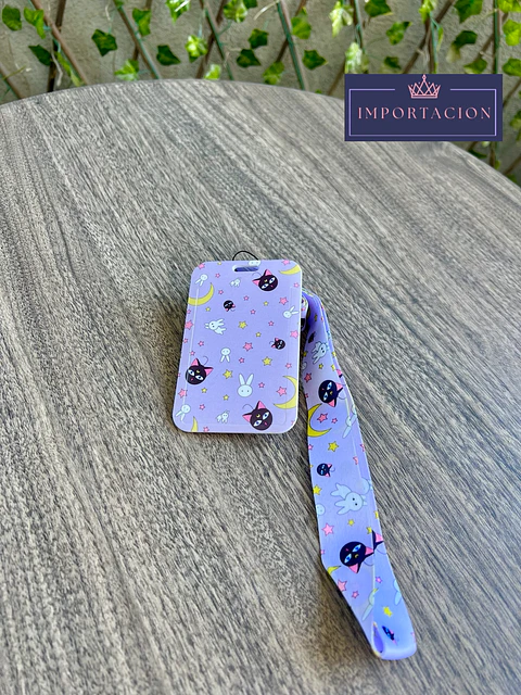 Preventa Portacredencial Vertical + Lanyard Sailor Moon