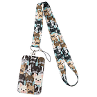 Preventa Portacredencial + Lanyard Cachorritos Bulldog 3