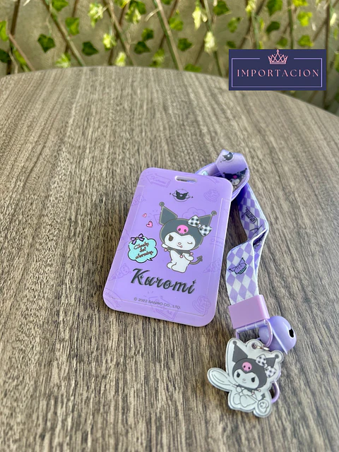 Preventa Portacredencial Vertical + Lanyard San Rio Personajes