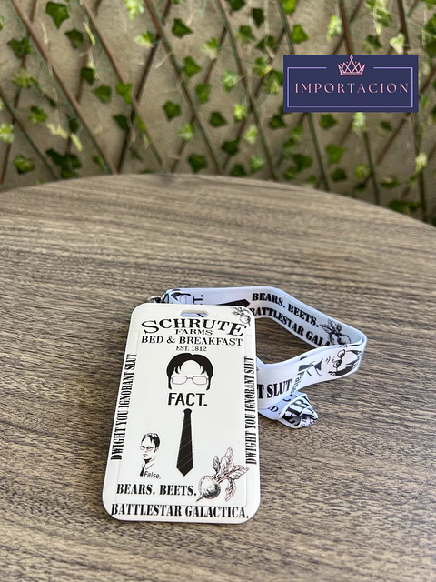 Preventa Portacredencial + Lanyard The Office