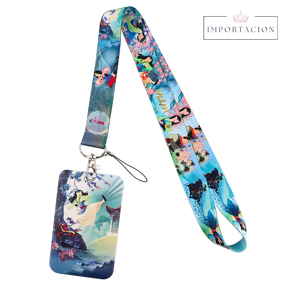 Preventa Portacredencial + Lanyard Mulan Luchadora 3