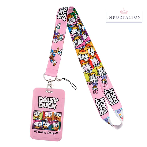 Preventa Portacredencial Vertical + Lanyard Daisy Duck